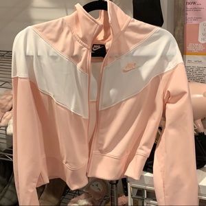 Pink Nike track suit